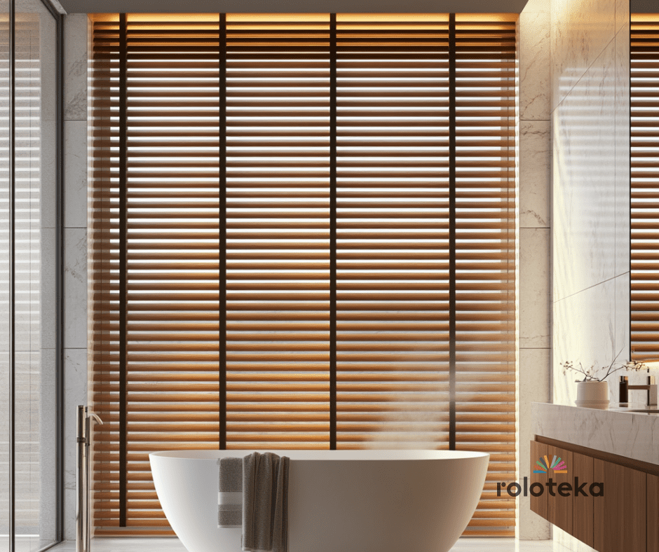 żaluzje faux wood roloteka