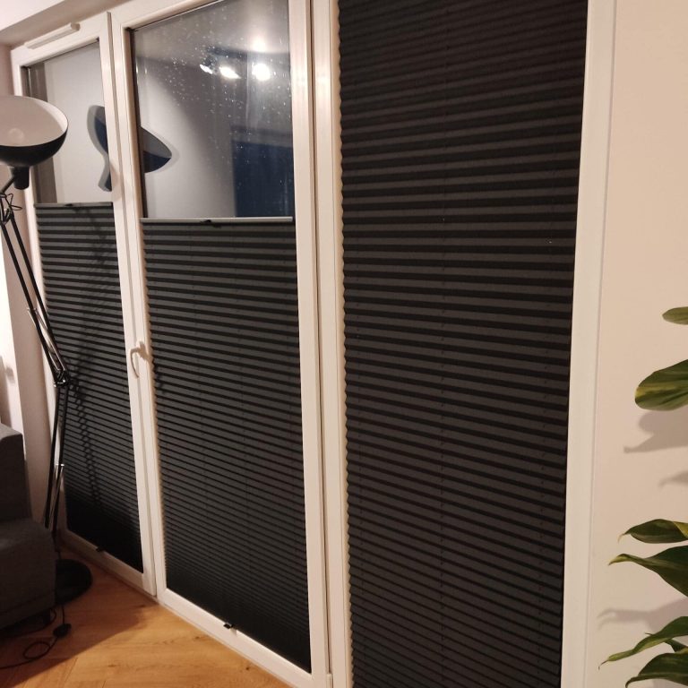 plisy w nowoczesnym mieszkaniu w Gdańsku, dzielnica Letnica.